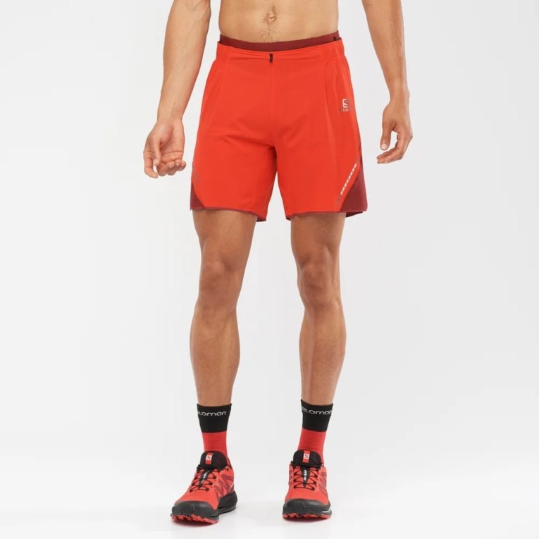 Bermudas Salomon Sense Aero 7\'\' Hombre Rojos | MX ATXJ920